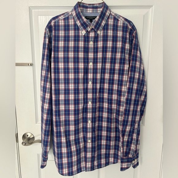Banana Republic Men’s Long Sleeve Soft Wash Dress Shirt Size Large - Picture 1 of 3